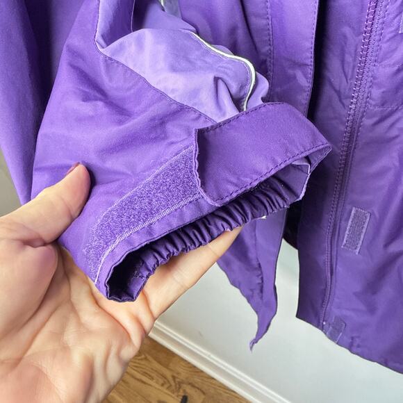 Columbia Woman's Purple 3-in-1 Interchange‎ Jacket Medium Waterproof Hiking - Picture 8 of 11